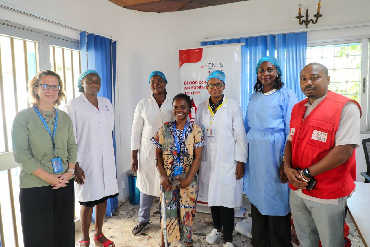 Collecte à la Clinique des Nations Unies.